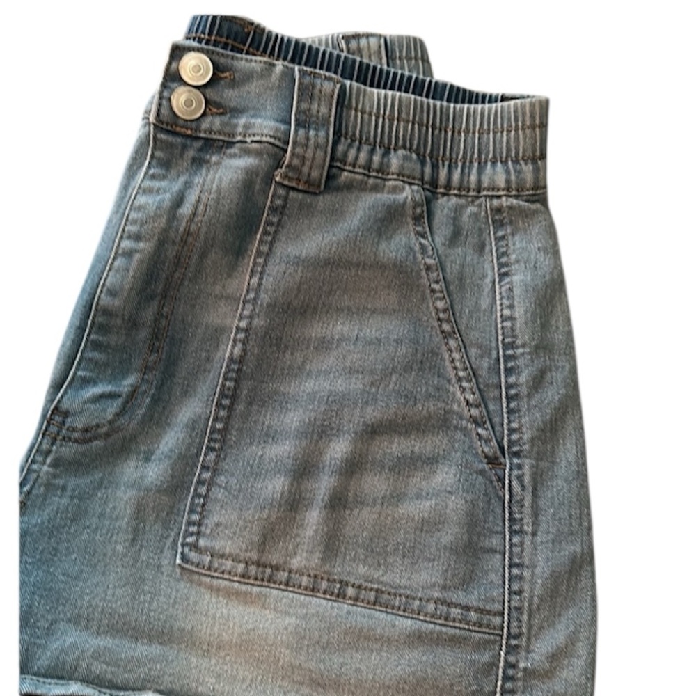 Stretchy No Boundaries Jean Shorts sz 11 junior - Picture 8 of 8